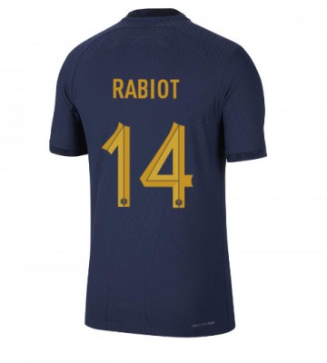 Maillot de foot France Adrien Rabiot #14 Domicile Monde 2022 Manches Courte